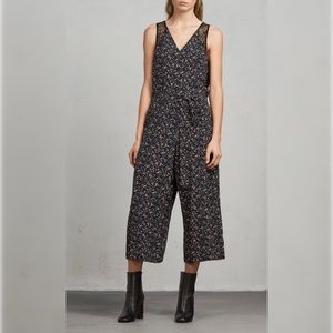 AllSaints Black Floral Romper